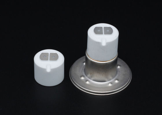 Metallized Layer Alumina Porcelain Connector สำหรับชิ้นส่วนเตาอบขนาดเล็กของ Magnetron